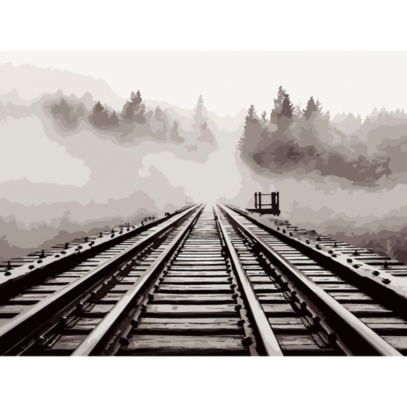 Картины по номерам с холстом на подрамнике ФРЕЯ арт.PNB.C3 №16 В путь 40х30 см