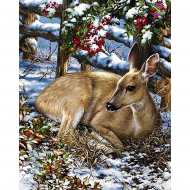 178825_Картина стразами "Олененок"