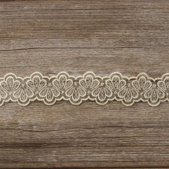 185650_Кружево-вышивка на тюле, 20 мм