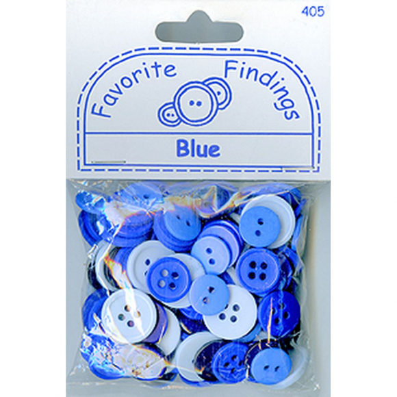 Пуговицы Favorite Findings "Синие"
