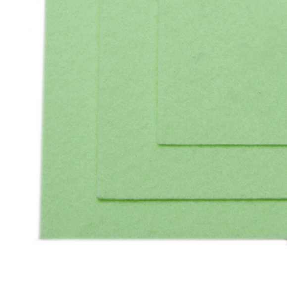 Фетр листовой жесткий Magic 4 Hobby 1мм 20х30см арт.FLT-H1 уп.10 листов цв.681 бл.зеленый