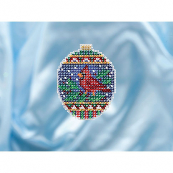 Набор для вышивания бисером MILL HILL Малиновый птенец 6х8 см Набор для вышивания бисером MILL HILL Малиновый птенец 6х8 см