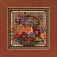 Набор для вышивания MILL HILL Осенний букет 12,7х12,7 см