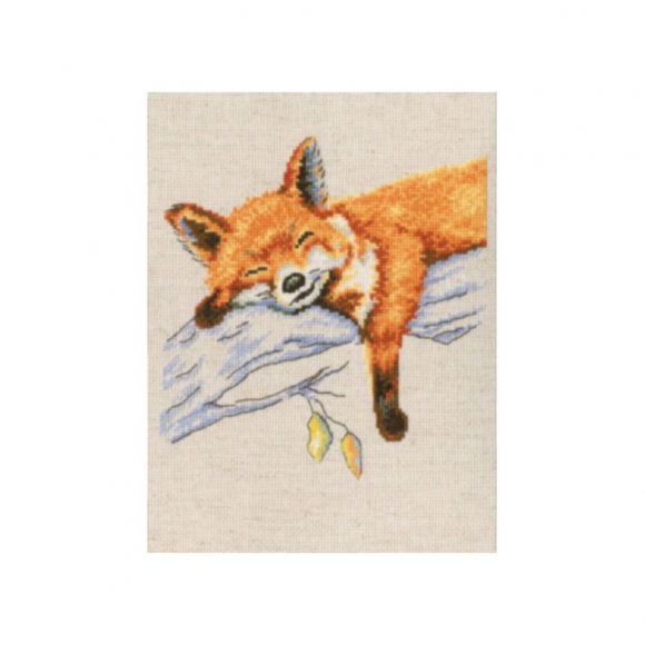 Набор для вышивания РТО арт.M631 Осенний сон 16,5х16,5 см