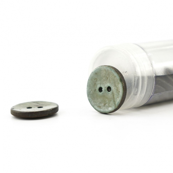 Пуговицы CONCEPT, размер 32, кокос, цвет COL.5 серо-голубой