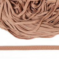 Шнур плоский полиэфир 07 мм арт. 1с-34 цв.068 св.бежевый уп.200м