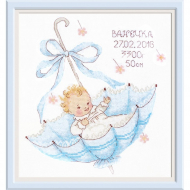 Набор для вышивания ОВЕН арт. 966 Маленький подарок. Ванечка 21х33 см