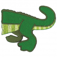 65424_Термоаппликация "Половинка Крокодила", 5 штук на блистере