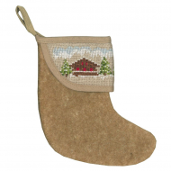 Набор для вышивания Le Bonheur des Dames арт.7054 Сапожок для подарков Chalet (Шале) 12х4 см