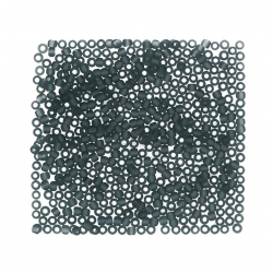 Бисер Япония "TOHO" 11/0  круглый 2  2.2 мм 5 х 5 г №0009BF серый матовый