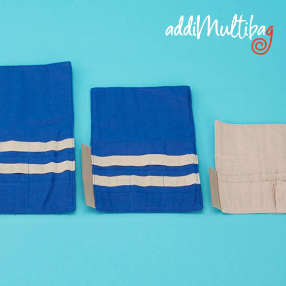 189576_Органайзер addiMultibag для хранения спиц и крючков, текстильный, 90 х 25 см, 4 отделения