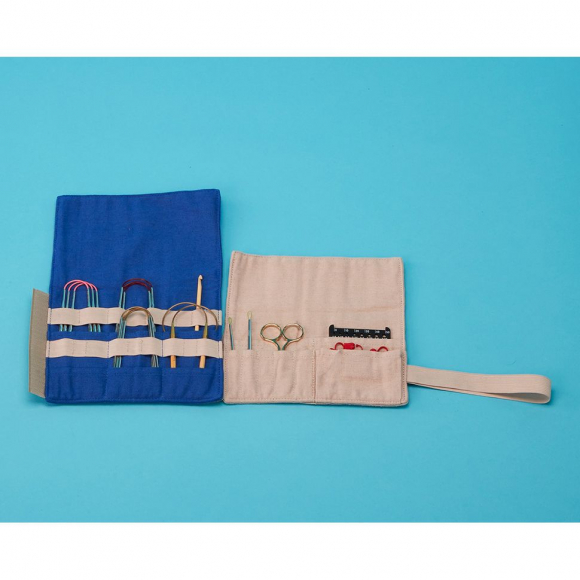 189576_Органайзер addiMultibag для хранения спиц и крючков, текстильный, 90 х 25 см, 4 отделения