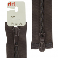 79951_Молния спираль, разъёмная 2 замка, 6 мм, 70 см, цвет 2226, темно-коричневый