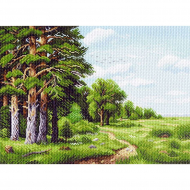 Рисунок на канве МАТРЕНИН ПОСАД арт.37х49 - 1145 Лесная окраина