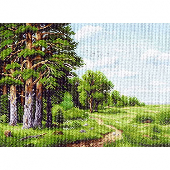 Рисунок на канве МАТРЕНИН ПОСАД арт.37х49 - 1145 Лесная окраина