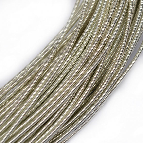 Канитель жесткая арт.KAN/MS0,5-01 матовый, цв.серебро уп.100 г