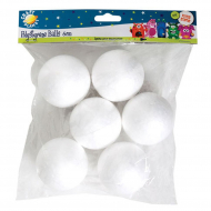 66578_Набор форм из пенопласта "Шар", диаметр 6 см (6 шт) 66578_Набор форм из пенопласта "Шар", диаметр 6 см (6 шт)