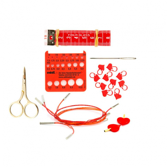 113348_Набор круговых латунных спиц со сменными лесками addiClick by Woolly Hugs