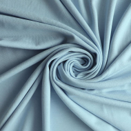 Ткань Трикотаж вискозный 270 г/м? 95% вискоза, 5% спандекс шир.150 см арт.Р.15170.07 цв.07 голубой рул.25м