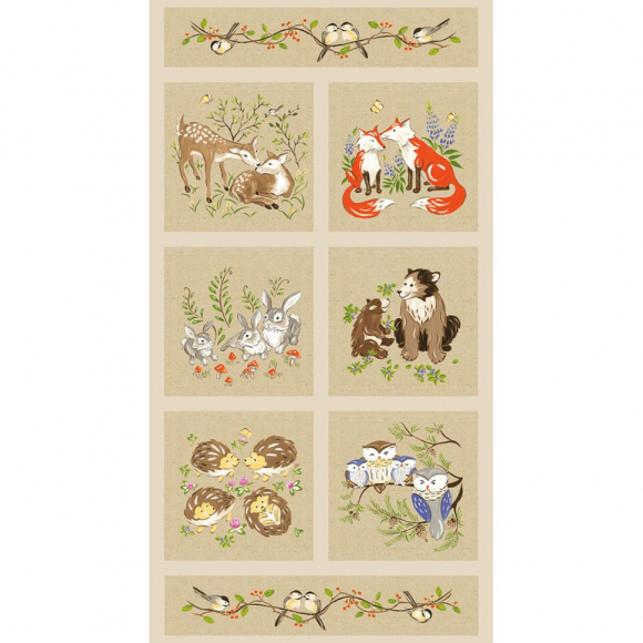 188079_Ткань для пэчворка "Forest Frolic"