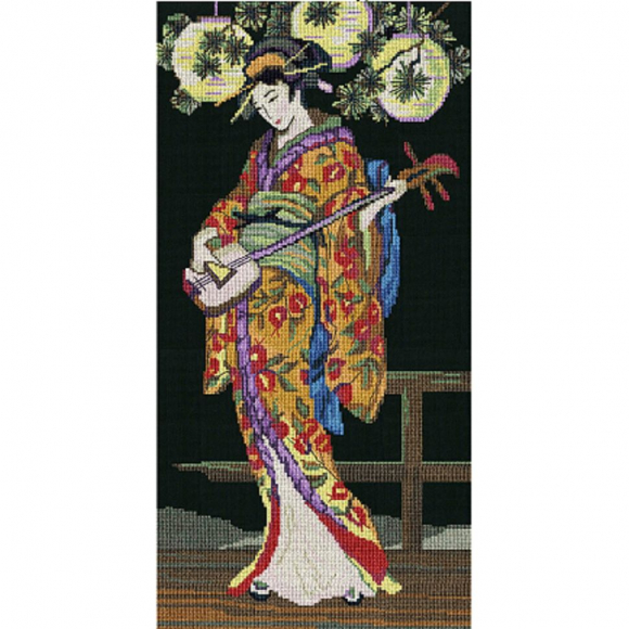 Набор для вышивания мулине НИТЕКС арт.0069 Мелодия 25,5х51 см Набор для вышивания мулине НИТЕКС арт.0069 Мелодия 25,5х51 см