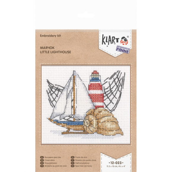 Набор для вышивания KLART арт. 12-023 Маячок 11,5х10 см