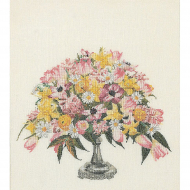 Набор для вышивания THEA GOUVERNEUR арт.1084 Весенний букет 45х51 см Набор для вышивания THEA GOUVERNEUR арт.1084 Весенний букет 45х51 см