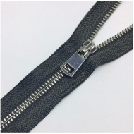 Молния мет. титан №5 никель н/р 18см D392 серый