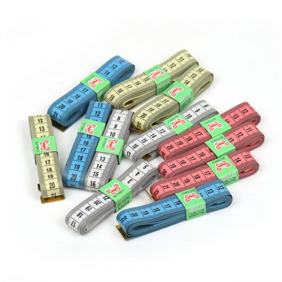 Сантиметры арт.0334-5201  200 см х 2 см, цв.ассорти, 12 шт