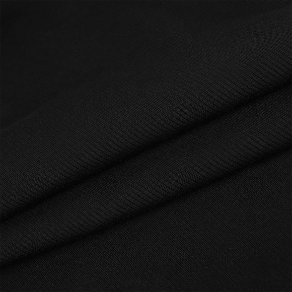 Ткань трикотаж Кашкорсе 70%хл 25%пэ 5%спан 250г 130см черный рул.35м Ткань трикотаж Кашкорсе 70%хл 25%пэ 5%спан 250г 130см черный рул.35м