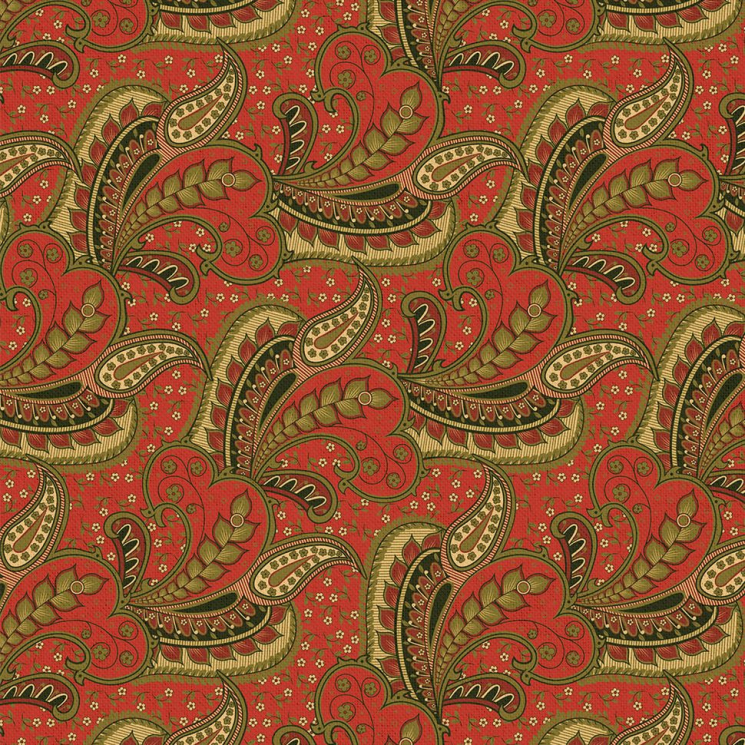 Ткань для пэчворка PEPPY Тайны Марокко 146 г/м? 100% хлопок цв.ТМ-05 красный уп.50х55 см