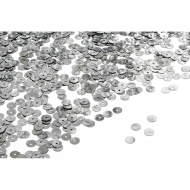 Пайетки плоские россыпью TBY-FLK022 6мм цв.02 металлик уп.50г