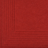 Фетр листовой жесткий Magic 4 Hobby 1мм 20х30см арт.FLT-H1 уп.10 листов цв.617 бордовый