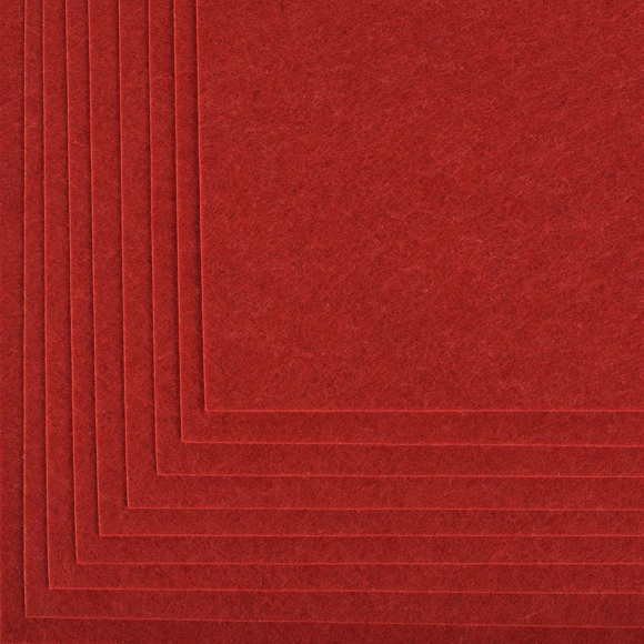 Фетр листовой жесткий Magic 4 Hobby 1мм 20х30см арт.FLT-H1 уп.10 листов цв.617 бордовый