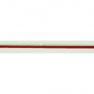 Шнур плетеный, 2 мм, цвет красный, цена за бобину 25 м