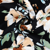 Ткань Софт 105 г кв.м 97% полиэстер, 3% спандекс шир.150 см арт.TBY.M203.2 цв.2 черный уп.1м