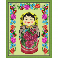 Набор для вышивания бисером Семёновская матрёшка
