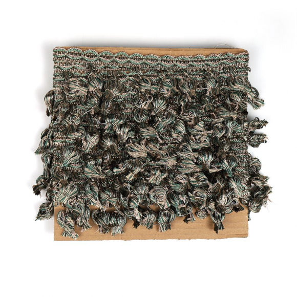 Бахрома для штор арт.6152-0333 шир.43мм цв.6456 беж+оливка уп.10м