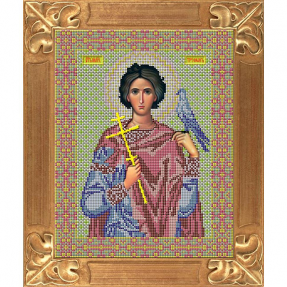 63027_Набор для вышивания бисером Икона «Мученик Трифон»