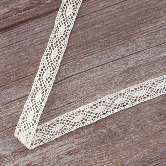 157187_Мерсеризованное хлопковое кружево, 16 мм, шампань 157187_Мерсеризованное хлопковое кружево, 16 мм, шампань