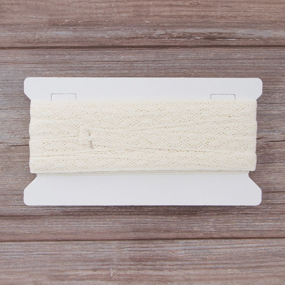 157187_Мерсеризованное хлопковое кружево, 16 мм, шампань 157187_Мерсеризованное хлопковое кружево, 16 мм, шампань