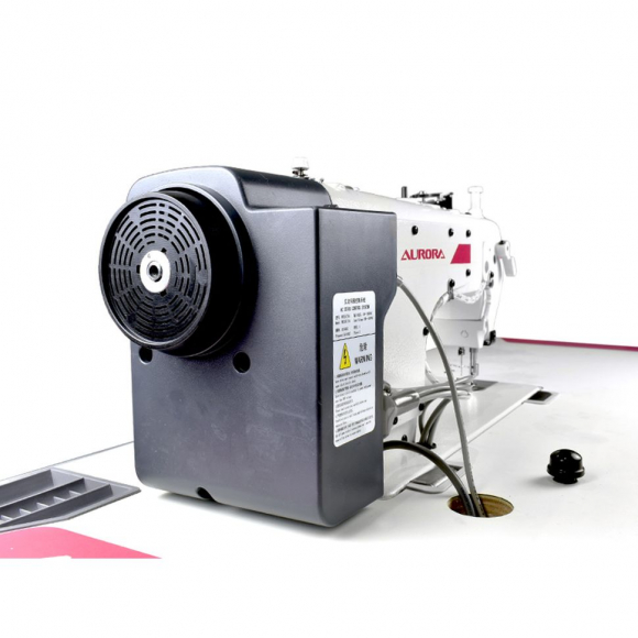 Прямострочная промышленная швейная машина с автоматикой и увеличенным челноком Aurora H-5B