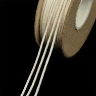 Шнур круглый х/б 03мм 8С887К рис.5390 цв.003 белый уп.50м