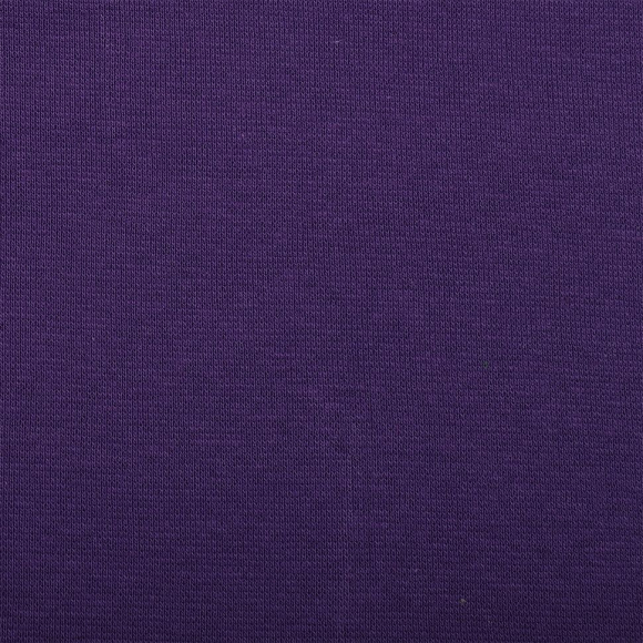 Ткань трикотаж Рибана с лайкрой 215г опененд 80-90см фиалка 19-3542 уп.3м