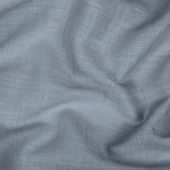Ткань льняная 190 г/м? лен 40%, вискоза 60% шир.140 см арт.TBY.Li.1002.39 цв.39 пыльно-голубой уп.1м
