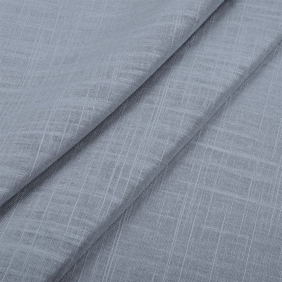 Ткань льняная 190 г/м? лен 40%, вискоза 60% шир.140 см арт.TBY.Li.1002.39 цв.39 пыльно-голубой уп.1м