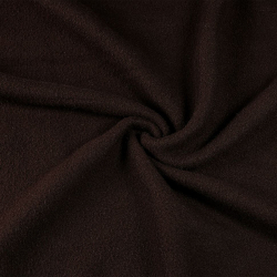 Ткань флис 2-х ст. TBY-0059-088 190 г/м? 100% ПЭ шир.150см  цв.S088 коричневый уп.10м