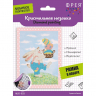 Кристальная мозаика ФРЕЯ арт.ALVS-033 Пасхальный кролик (мини-картинка) 14х19,5 см