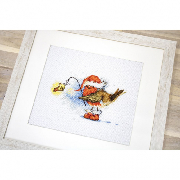 Набор для вышивания LUCA-S арт. B1152 Птичка с лампой 20х17 см