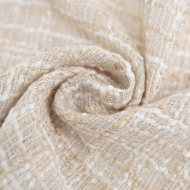 Ткань Твид Шанель 490 г кв.м 100% полиэстер шир.148 см арт.Р.35328.02 цв.02 бежевый уп.25м Ткань Твид Шанель 490 г кв.м 100% полиэстер шир.148 см арт.Р.35328.02 цв.02 бежевый уп.25м